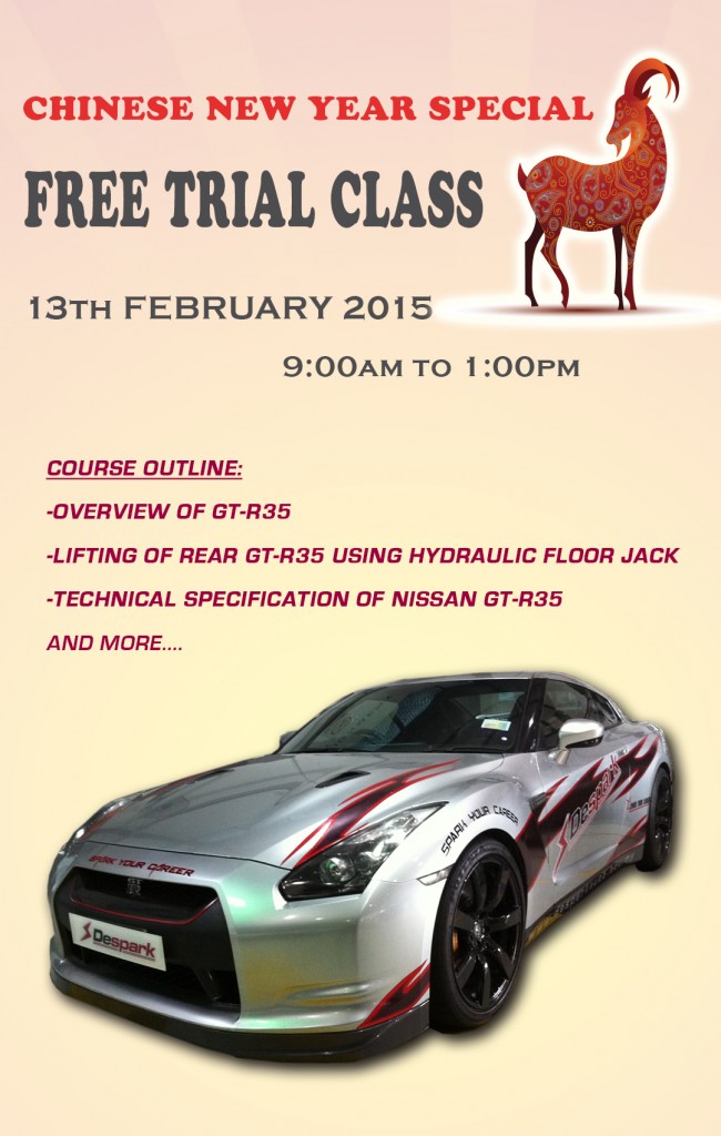 free trial class 13 feb